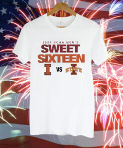 Illinois Vs Iowa State Men’s Basketball 2024 Sweet 16 Tee Shirt