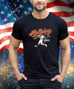 Jackson Holliday Orioles Baseball Slugger Swing Shirt