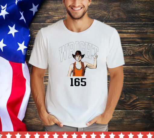 Jaxen Wright OSU Cowboy Wrestling 165 shirt