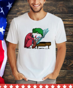 Joker playing the piano Peanuts shirt