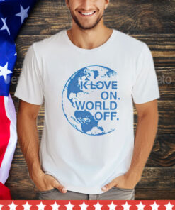 Klove on world off shirt