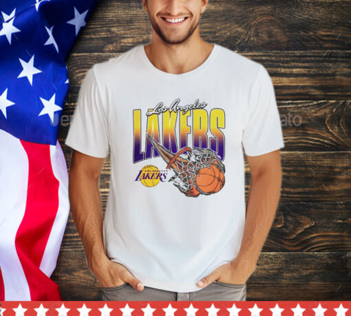 Los Angeles Lakers on fire shirt