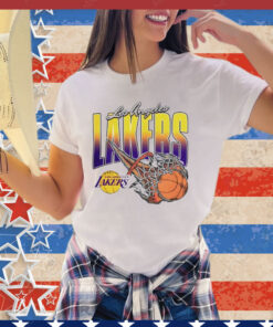 Los Angeles Lakers on fire shirt