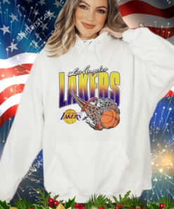 Los Angeles Lakers on fire shirt