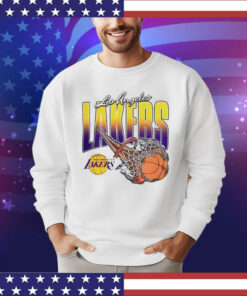 Los Angeles Lakers on fire shirt