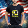 Love moto stop cancer shirt