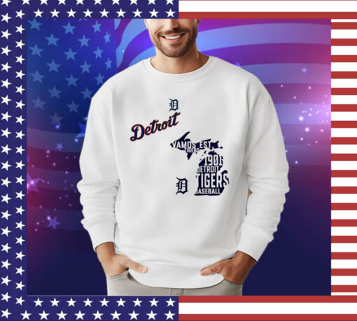 MLB Detroit Tigers baseball logo shirt
