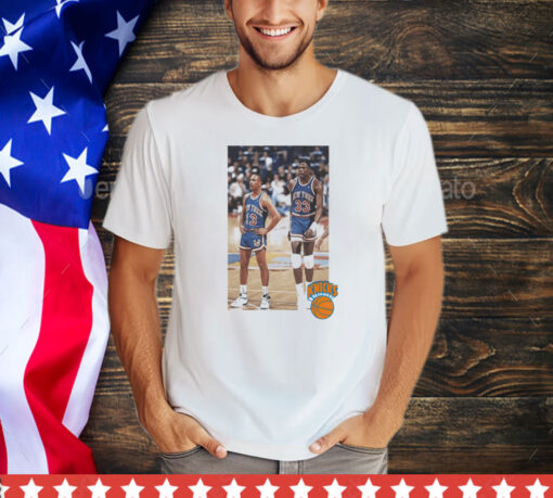 Mark Jackson Patrick Ewing photo shirt