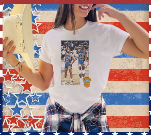 Mark Jackson Patrick Ewing photo shirt