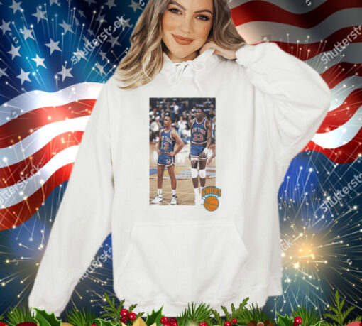 Mark Jackson Patrick Ewing photo shirt