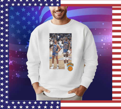 Mark Jackson Patrick Ewing photo shirt