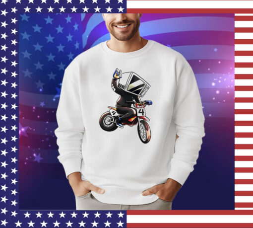 Microwave man bike shirt