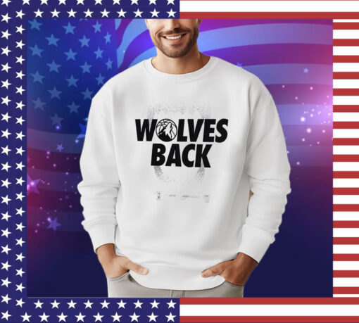 Minnesota Timberwolves Wolves Back 2024 shirt