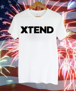 Miranda Cohen wearing xtend logo Tee Shirt