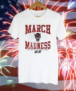 Nc State Wolf Men’s Basketball March Madness Tee Shirt