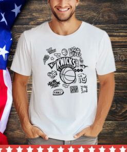 New York Knicks Hardwood Classics Doodle shirt