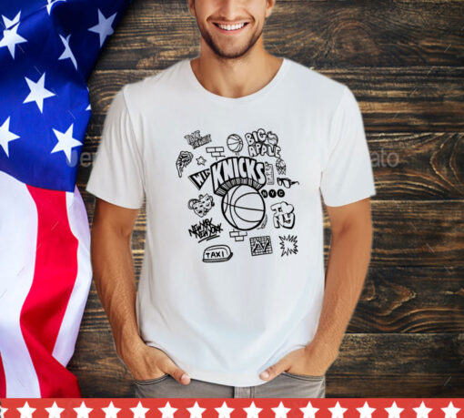 New York Knicks Hardwood Classics Doodle shirt