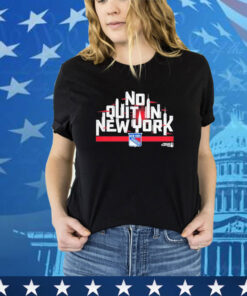 No quit in New York Rangers NHL shirt