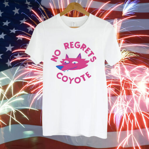 No regrets coyote fox Tee Shirt