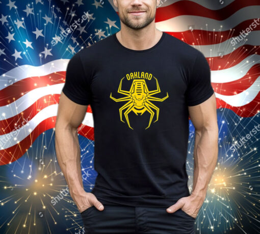 Oakland spiders logo shirt