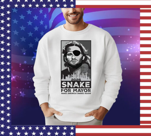 Official 2026 Snake For Nyc Mayor Make America Snake Again shirt