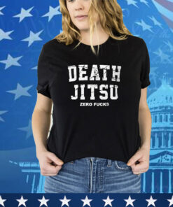 Official Death Jitsu Zero Fucks Iwgp World Heavyweight shirt