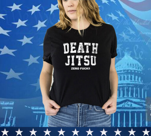 Official Death Jitsu Zero Fucks Iwgp World Heavyweight shirt