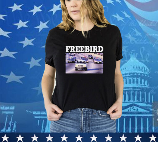 Official Freebird White Bronco Shirt