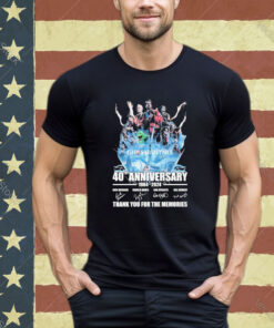 Official Ghostbusters Frozen Empire 40th Anniversary 1984-2024 Thank You For The Memories Shirt