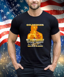 Official Goldfinger 60th Anniversary 1964-2024 Thank You For The Memories Shirt
