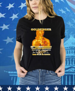 Official Goldfinger 60th Anniversary 1964-2024 Thank You For The Memories Shirt