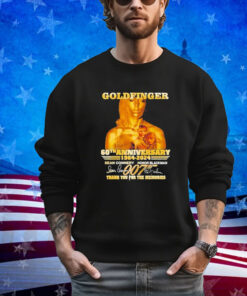 Official Goldfinger 60th Anniversary 1964-2024 Thank You For The Memories Shirt