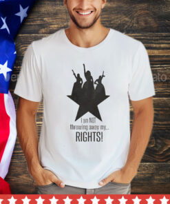 Official I Am Not Throwing Away My Rights shirt