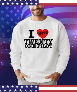 Official I hate twenty one pilot shirt