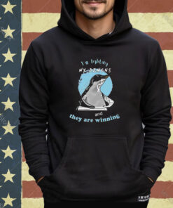 Official I’m Fighting My Demons And They Are Winning Penguin Shirt