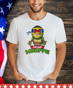 Official Kylian Mbappe ninja turtles shirt