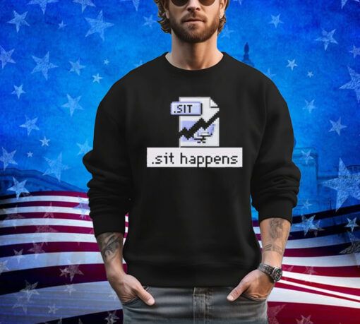 Official Mac84tv .Sit Happens Shirt