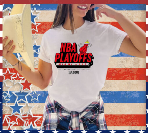 Official Miami Heat 2024 NBA Playoffs Defensive Stance shirt