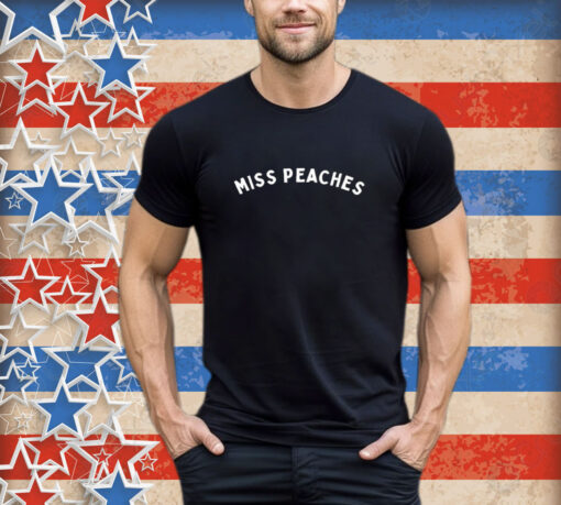 Official Miss Peaches Puff Print Shirt