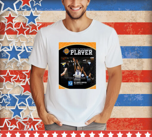 Official Most Outstanding Player Al Amir Dawes Seton Hall NIT Logo shirt