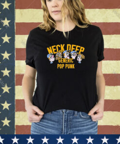 Official Neck Deep Generic Pop Punk Cartoon Faces Us Shirt