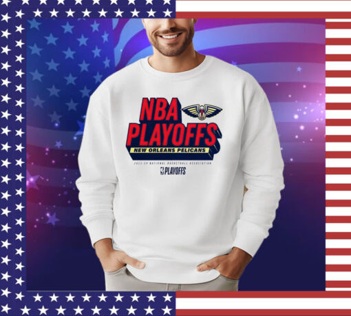 Official New Orleans Pelicans 2024 NBA Playoffs Defensive Stance shirt