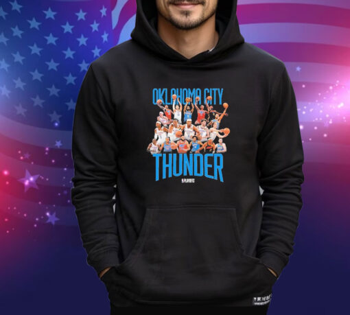 Official Okc Thunder 2024 Playoff Roster shirt