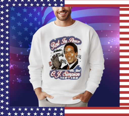 Official Rest In Peace Oj Simpson The Juice Shirt