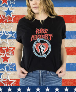 Official Rise Against Chalk Heartfist Shirt