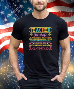 Official Teaching School Teacher 2024 Shirt