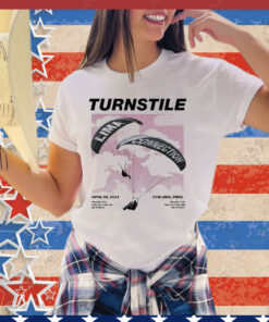 Official Turnstile April 9 2024 Ccb Lima Peru Shirt