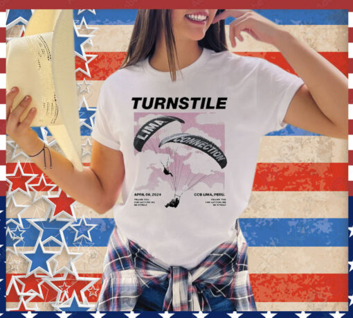 Official Turnstile April 9 2024 Ccb Lima Peru Shirt