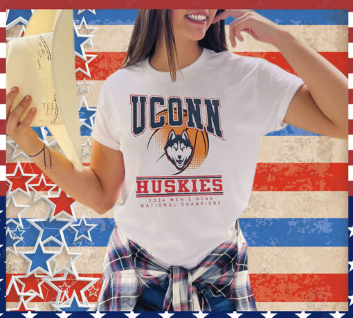 Official Uconn Huskies Gameday Couture Women’s 2024 Ncaa Men’s Basketball National Champions Oversized Shirt