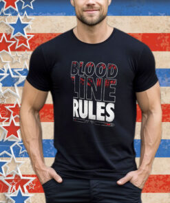 Official Wrestlemania 40 Bloodline Rules Shirt